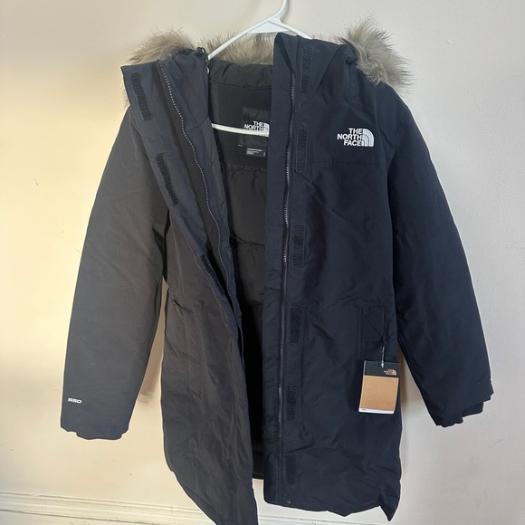 NWT North Face Women's Arctic Parka- Small-Black - Picture 5 of 9